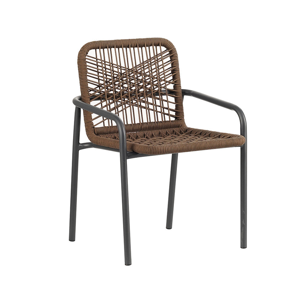 Boxmeer outdoor dining chair black
