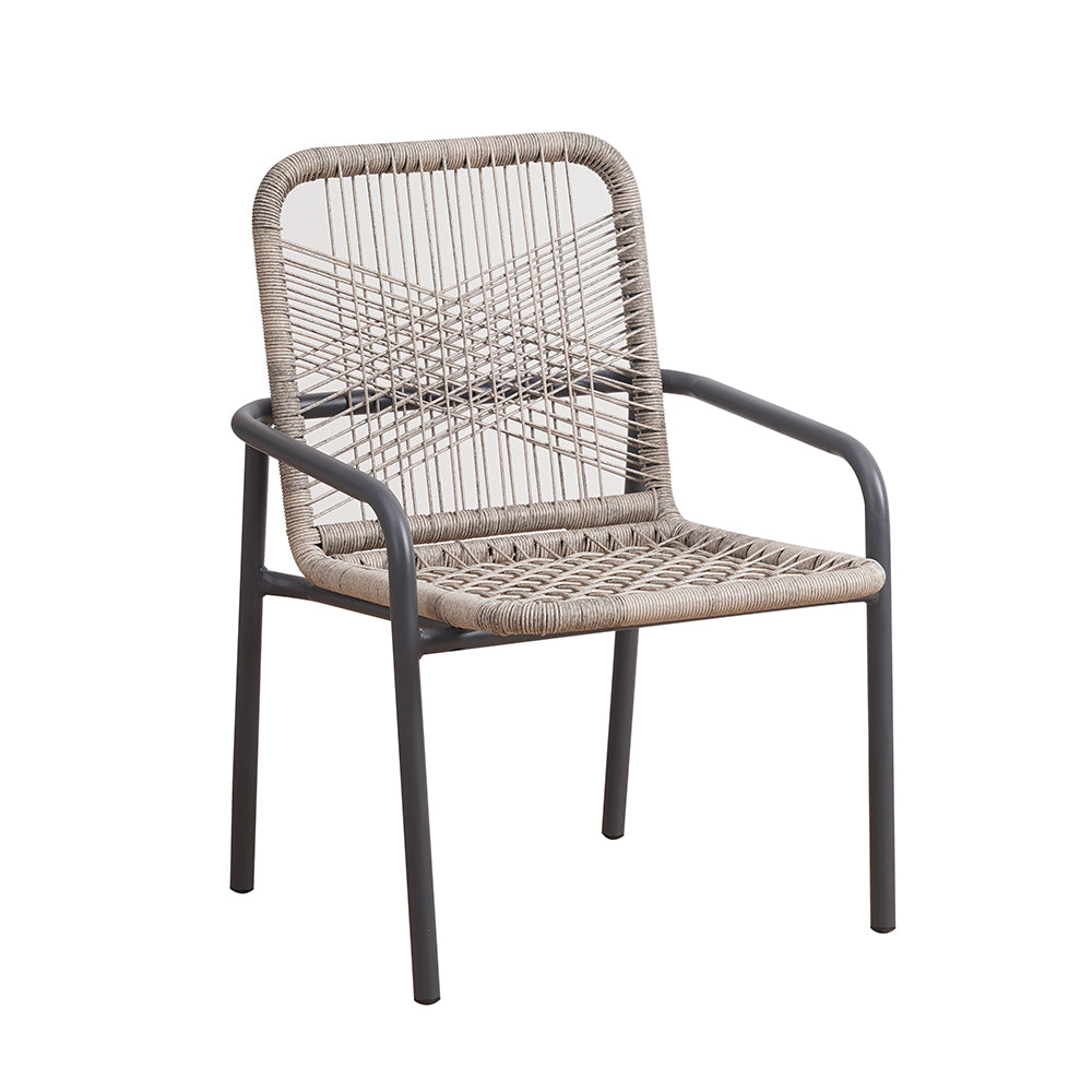 Helmond outdoor dining chair grey
