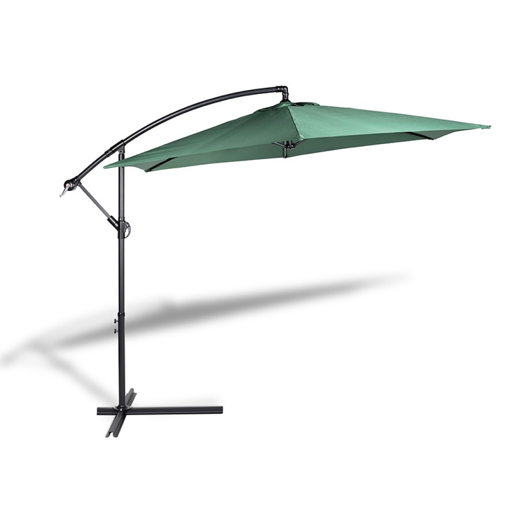 HomeHaves Donkergroen HomeHaves Tuin Luxe Zweefparasol XL