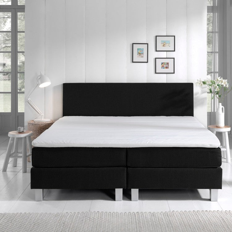 HomeHaves 180 x 200 incl. montage / Zwart Dreamhouse Online Boxspring Luxe Boxspringset Berlin