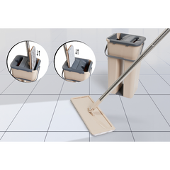 HomeHaves Mascot Flat mop met zelfreinigend mechanisme