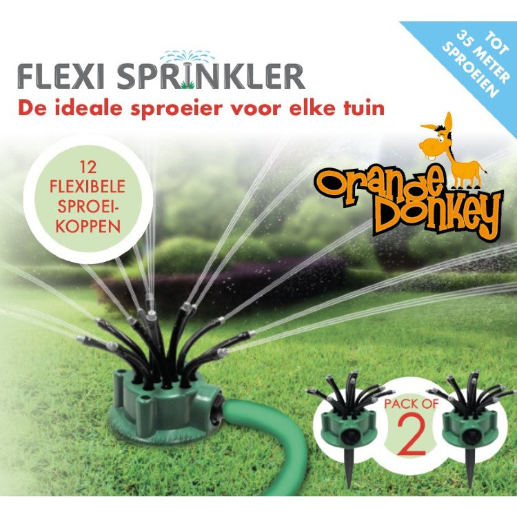 HomeHaves Yellowweb Flexi Point Sprinkler Set